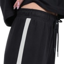 Jogger wide leg femme avec boutons pression