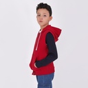 Hoodie zippé garçon sans manches