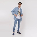 Chemise western homme en jeans - SHEMS