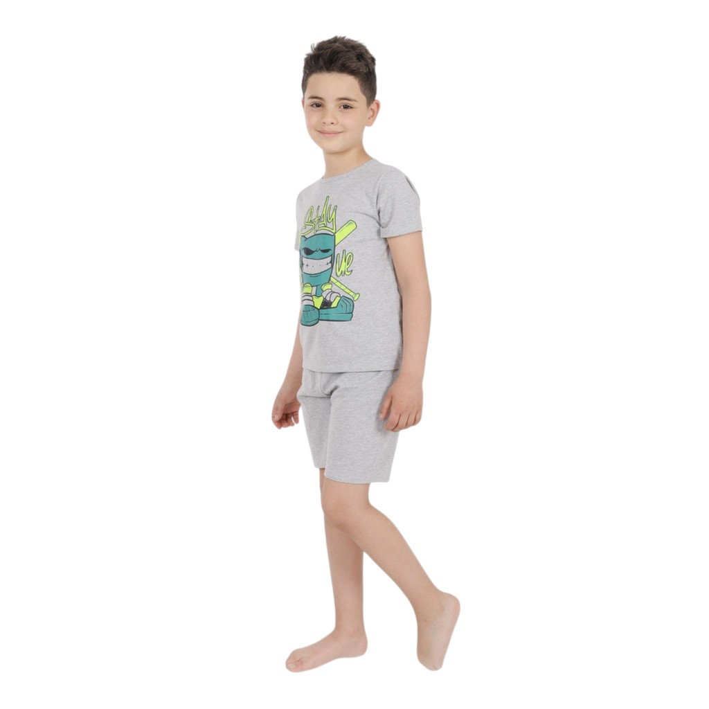 Ensemble garçon manches courtes et short STAY TRUE