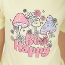 Robe fille avec volants BE HAPPY