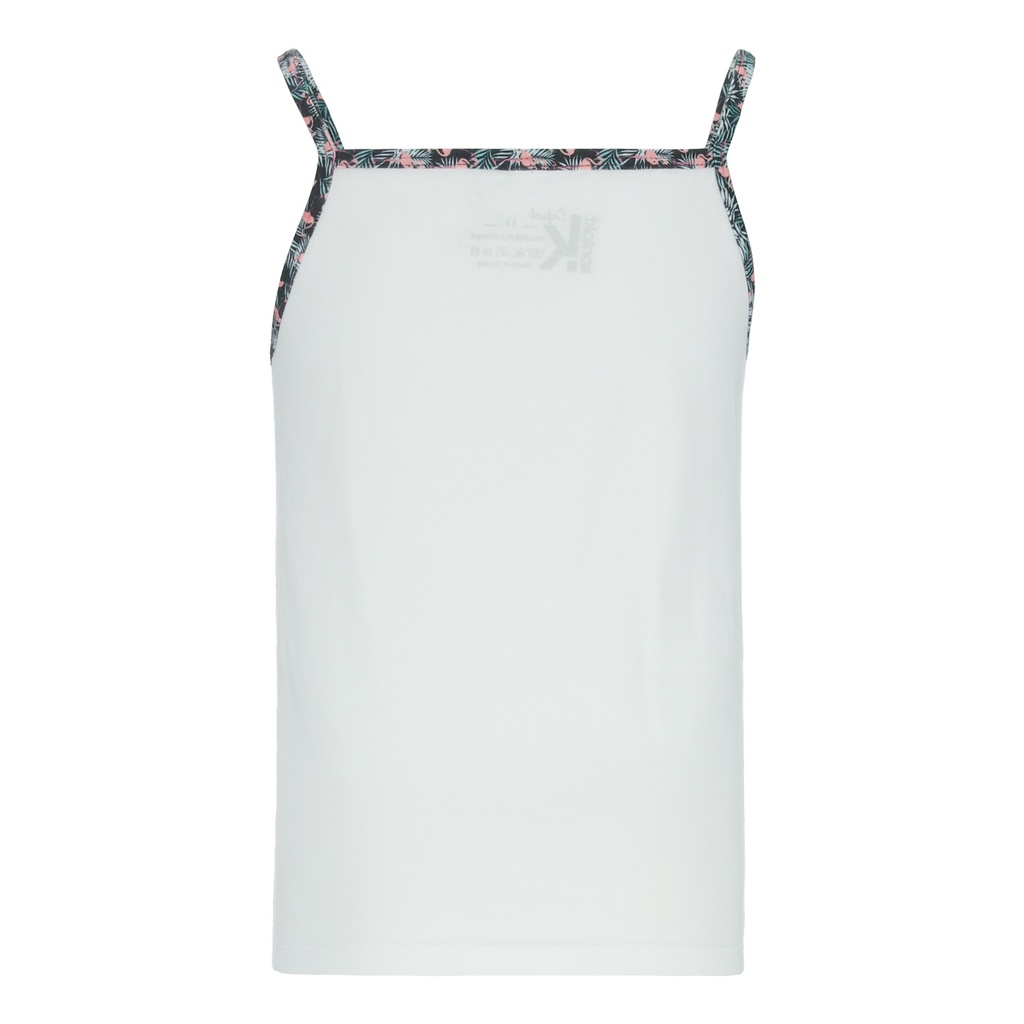 Ensemble fille bretelle et short FLAMANT ROSE