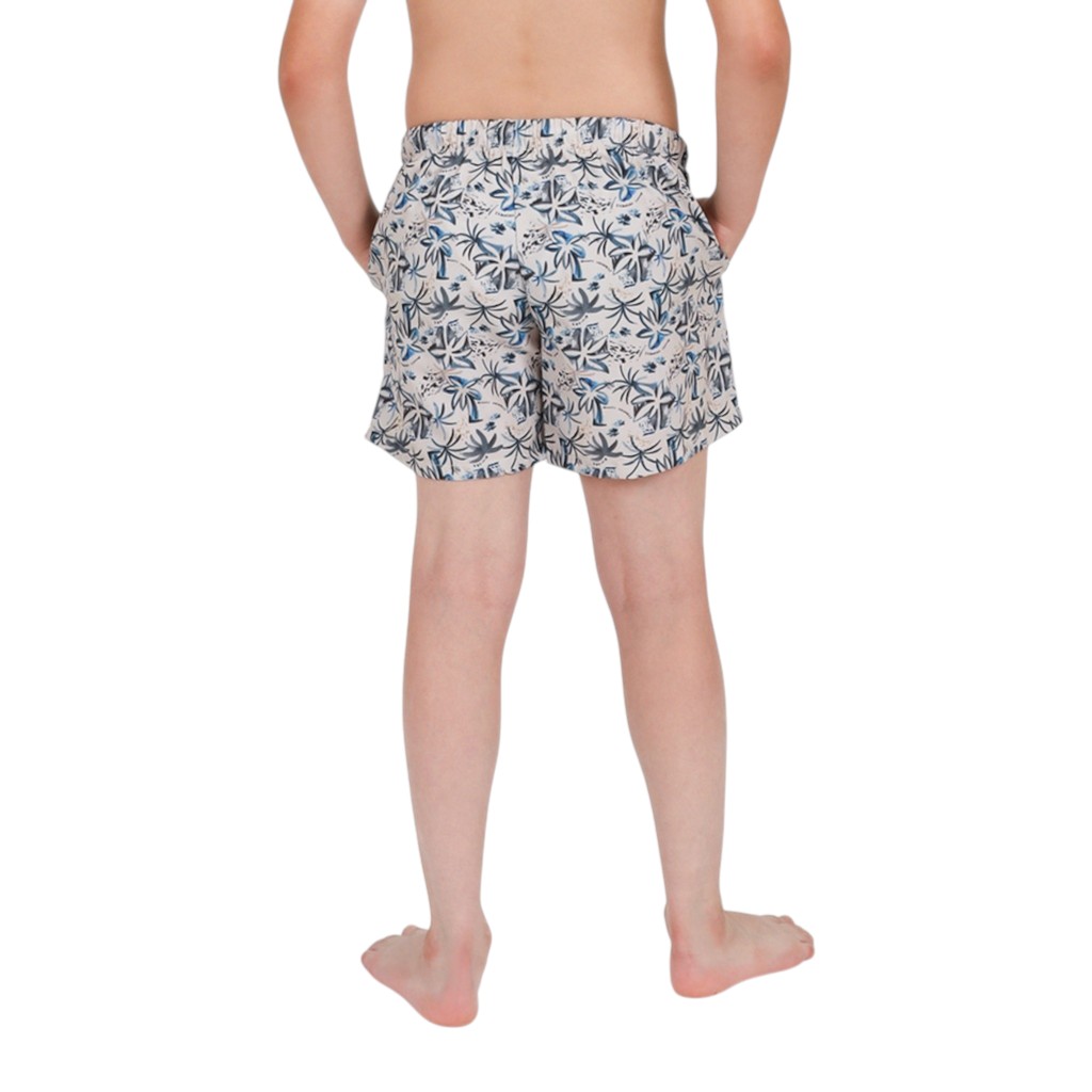 Short maillot garçon imprimé PALMIER
