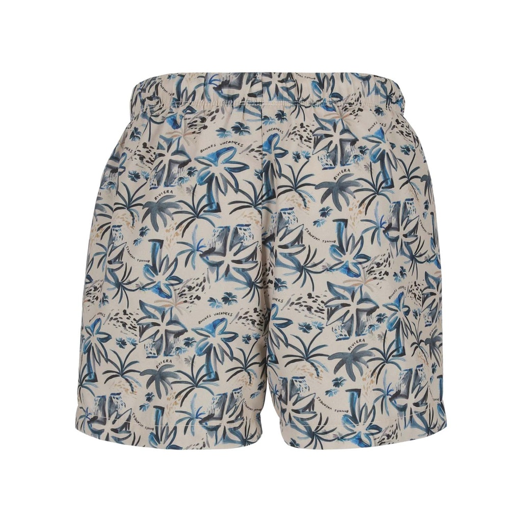 Short maillot garçon imprimé PALMIER