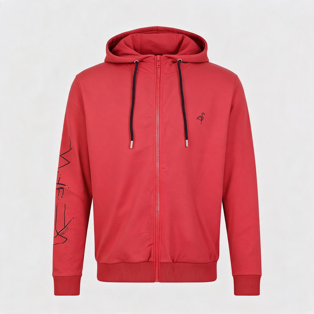 Hoodie zippé homme POUVOIR & PUISSANCE