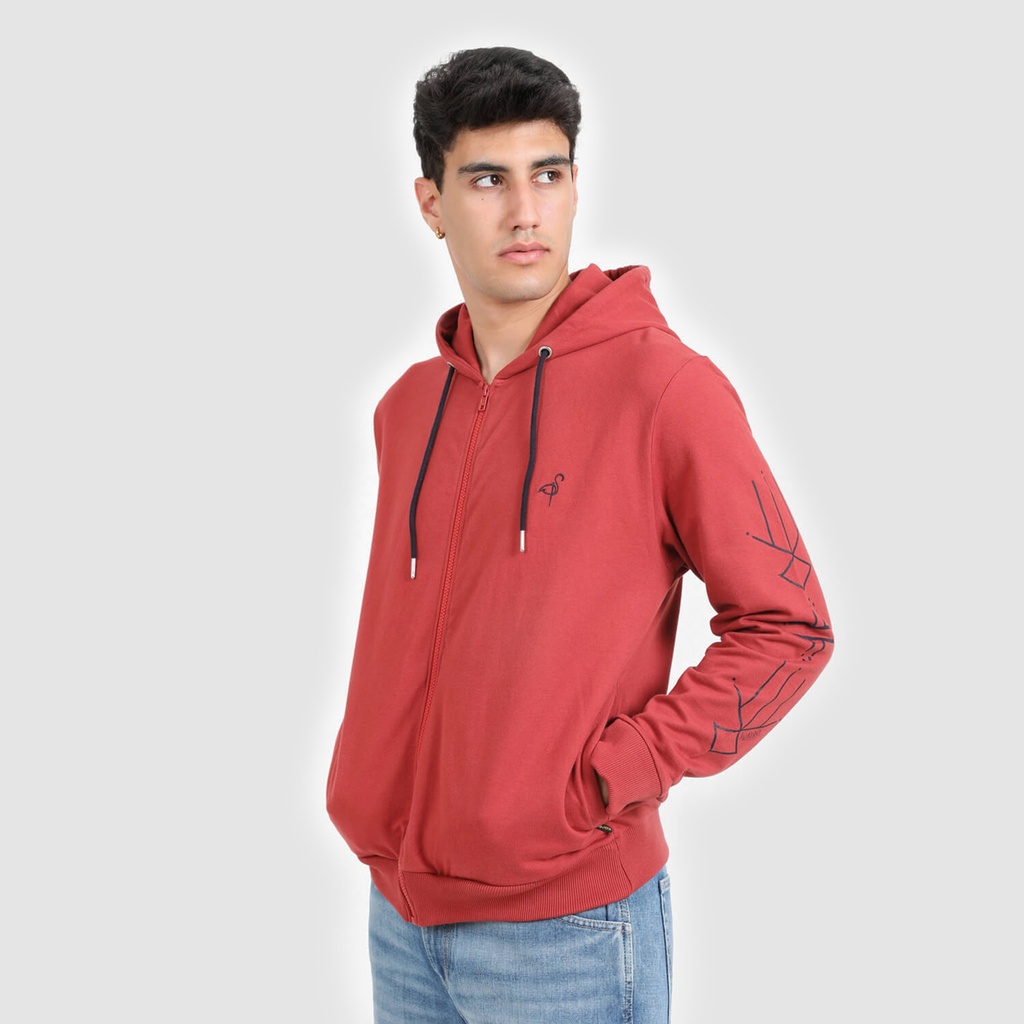 Hoodie zippé homme POUVOIR & PUISSANCE