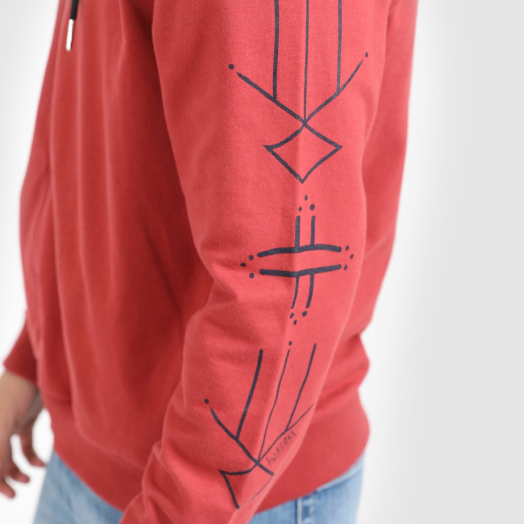 Hoodie zippé homme POUVOIR & PUISSANCE