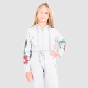 Hoodie crop zippé fille D'ONT WORRY I'M A CUTE CACTUS