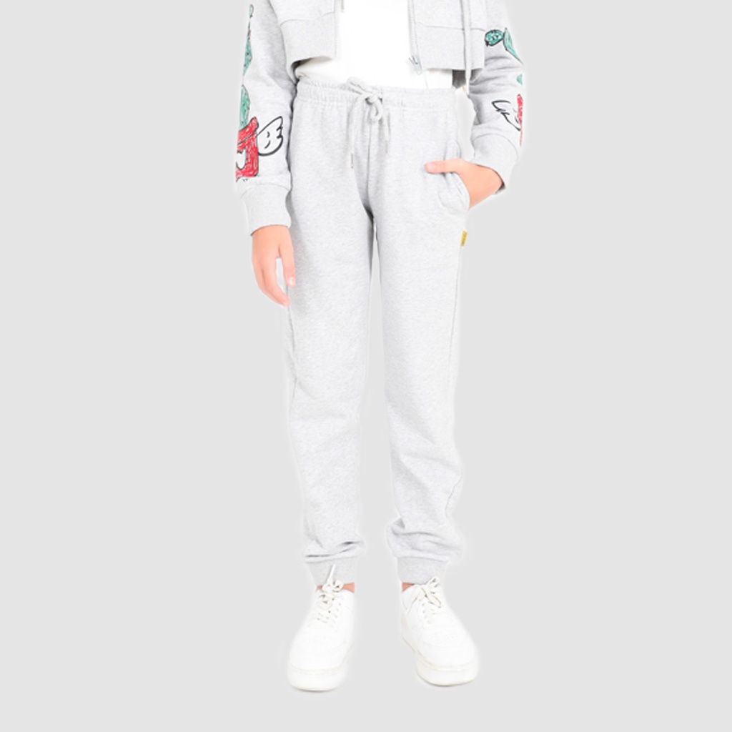 Jogger fille en molleton