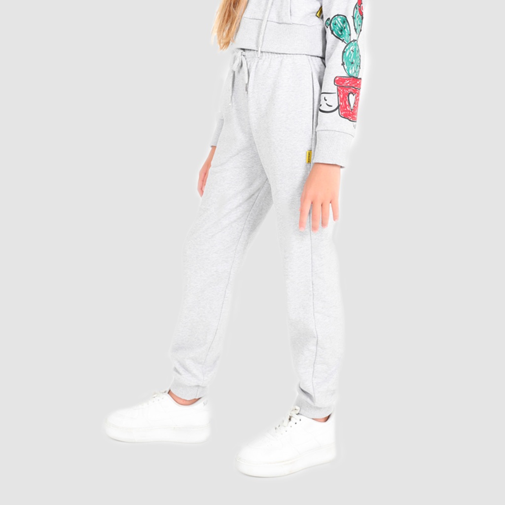 Jogger fille en molleton