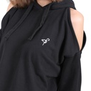 Hoodie femme manches tombantes