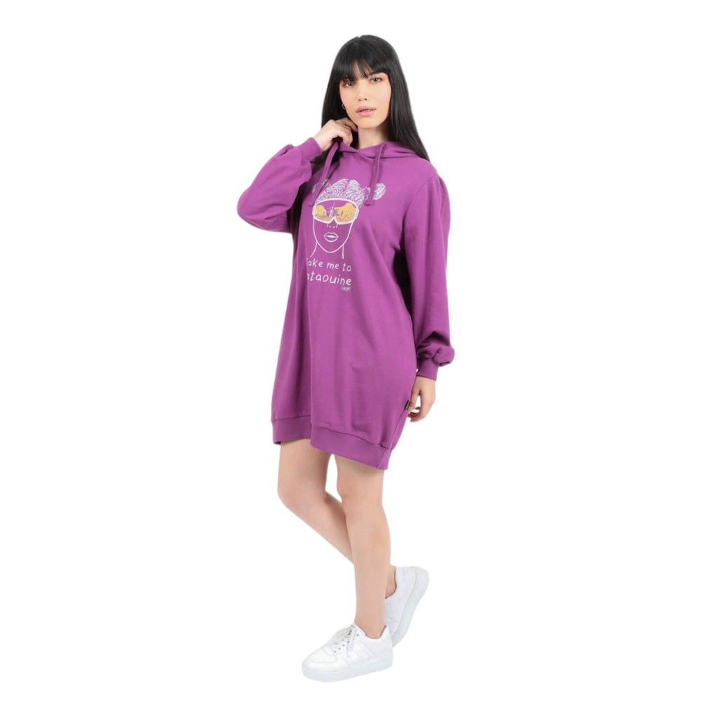 Robe hoodie femme TAKE ME TO TATAOUINE