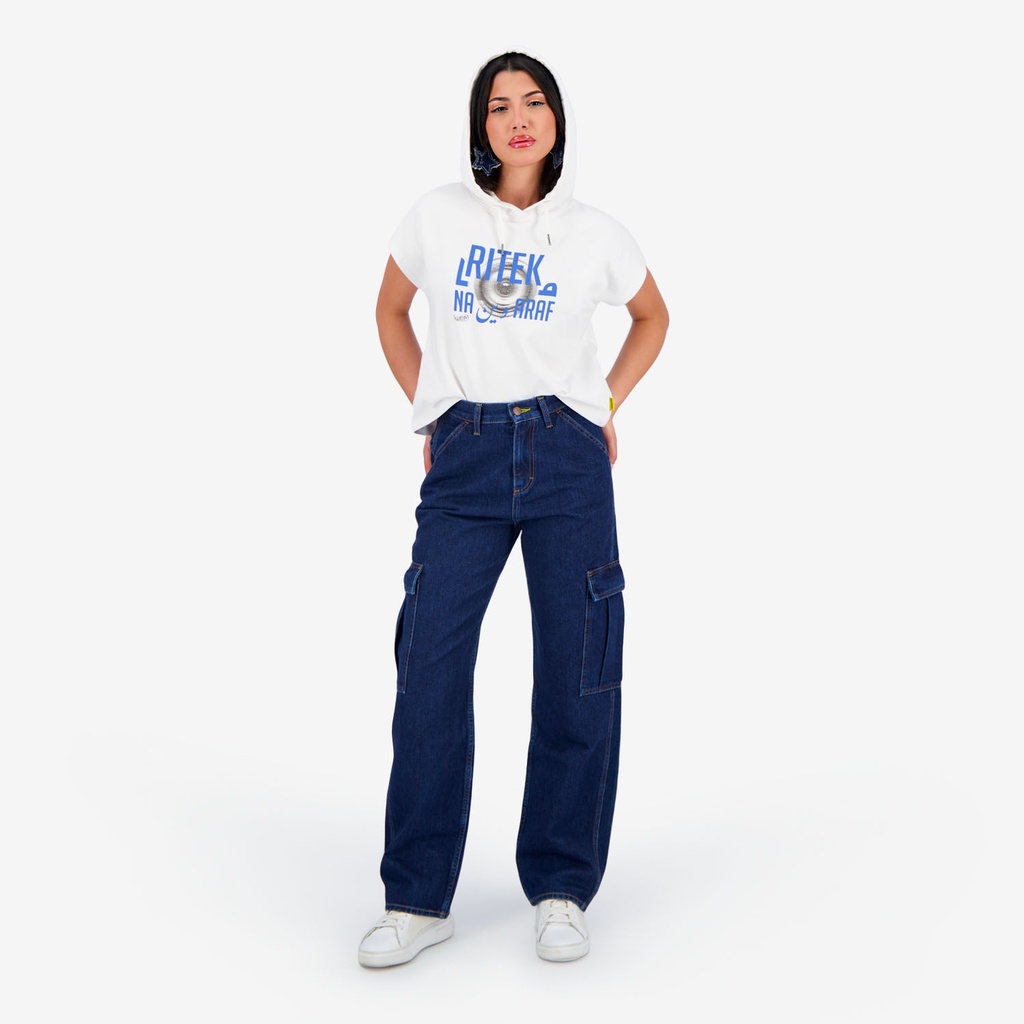 Cargo jeans femme - KAMILA