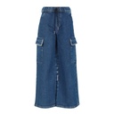 Cargo fille en jeans