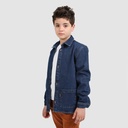Surchemise garçon avec poche en jeans