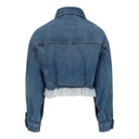 Cropped jacket fille en jeans