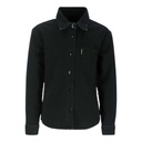 Chemise fille avec poche poitrine en jeans