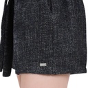 Short femme avec poche côté en Tweed