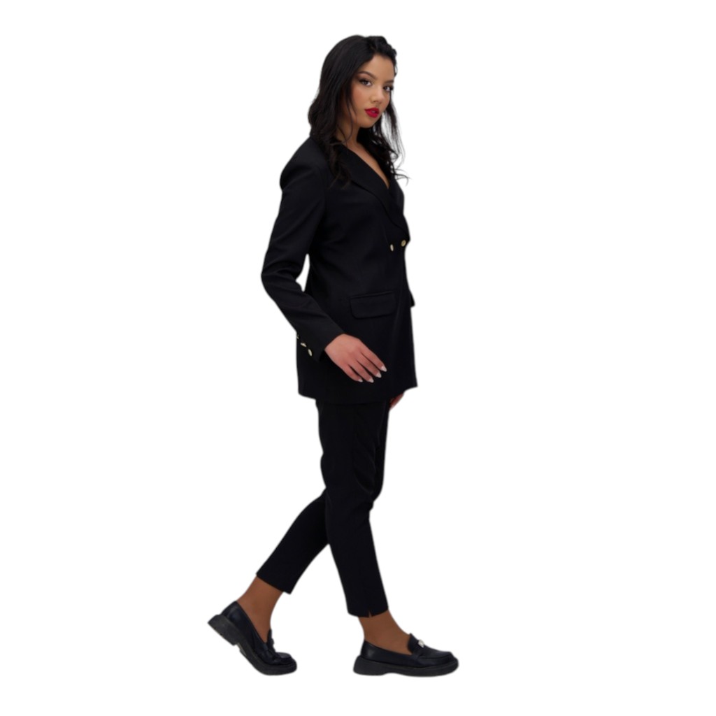 Pantalon tailleur femme taille haute