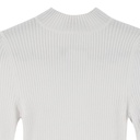 Body femme col cheminé en maille fine