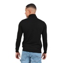 Pull homme col roulé en maille fine