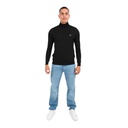 Pull homme col roulé en maille fine