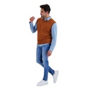 Sweat homme sans manches avec broderie