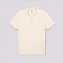 Polo col mao zippé homme manches courtes avec broderie