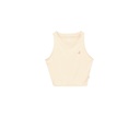 Top femme sans manches avec broderie