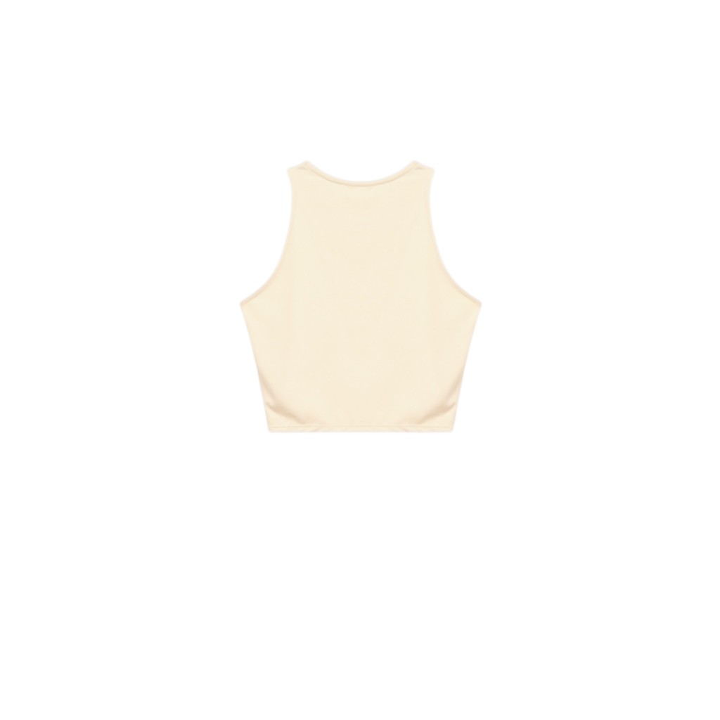 Top femme sans manches avec broderie