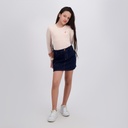Body fille manches longues avec broderie