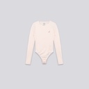 Body fille manches longues avec broderie
