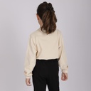 Sweat fille manches longues avec détail galant