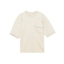 Sweat homme manches courtes avec poche soufflet