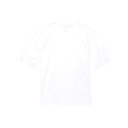 T-shirt oversized homme manches courtes avec piping et broderie