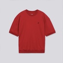 Sweat garçon manches courtes avec broderie