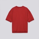Sweat garçon manches courtes avec broderie