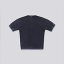 Sweat garçon manches courtes délavé avec logo