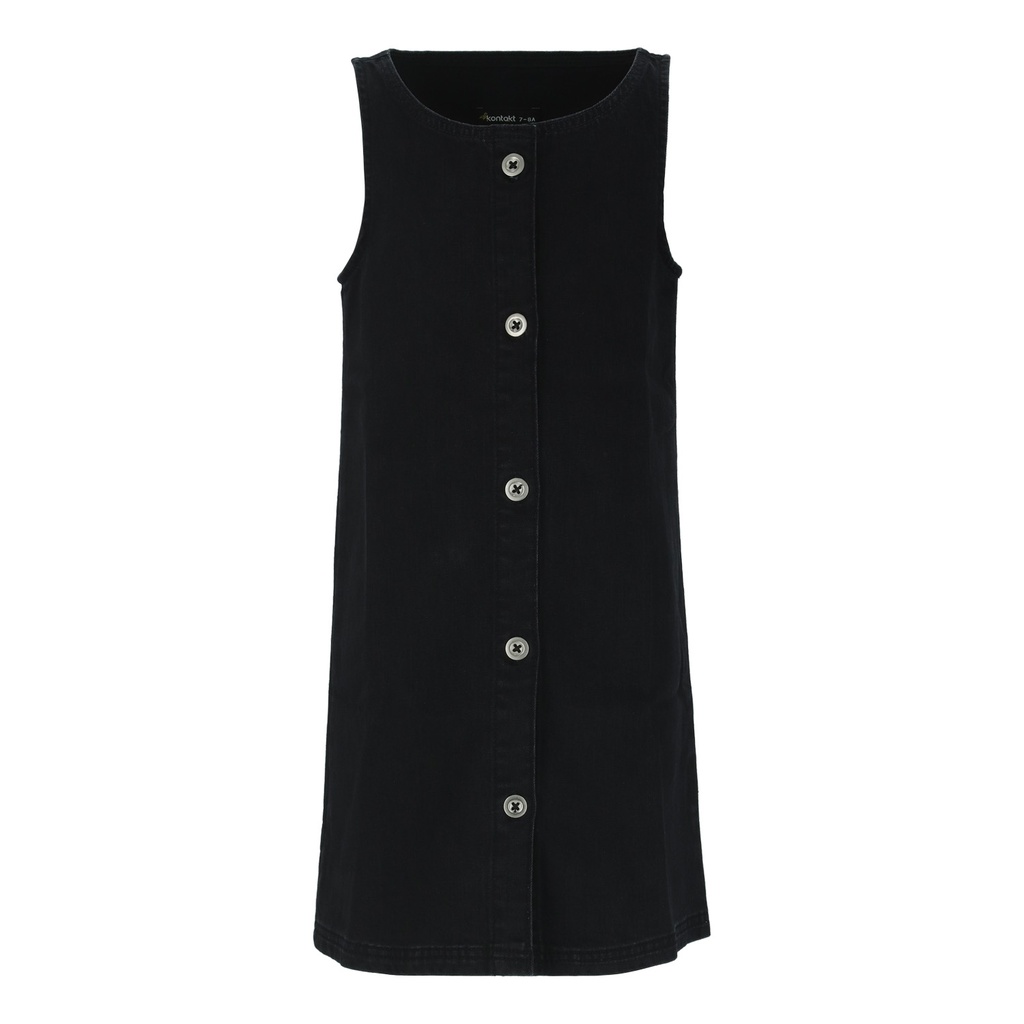 Robe fille sans manches en jeans