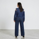 Regular jacket femme avec épaules denudées en jeans - KENZ