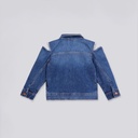 Regular jacket bébé avec épaules denudées en jeans