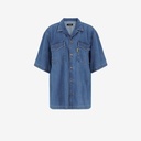 Chemise homme manches courtes en jeans - SHOKRI