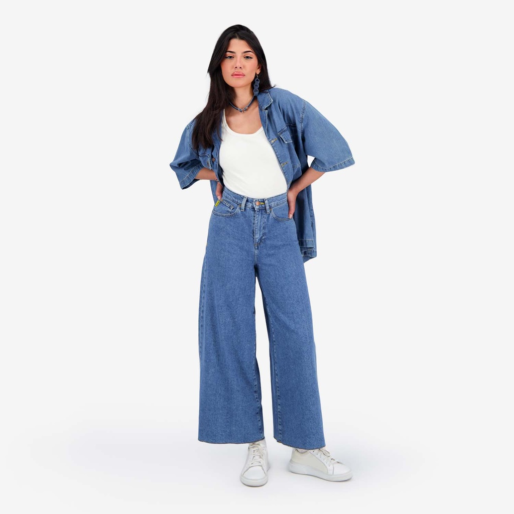 Super wide leg jeans femme - WIDED 2.0