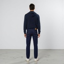 Hoodie homme en jeans imprimé laser - HOUSSEIN