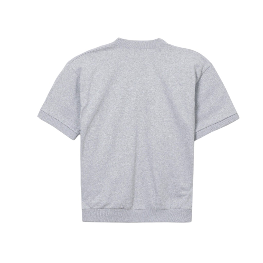 Sweat homme manches courtes avec poche plaquée