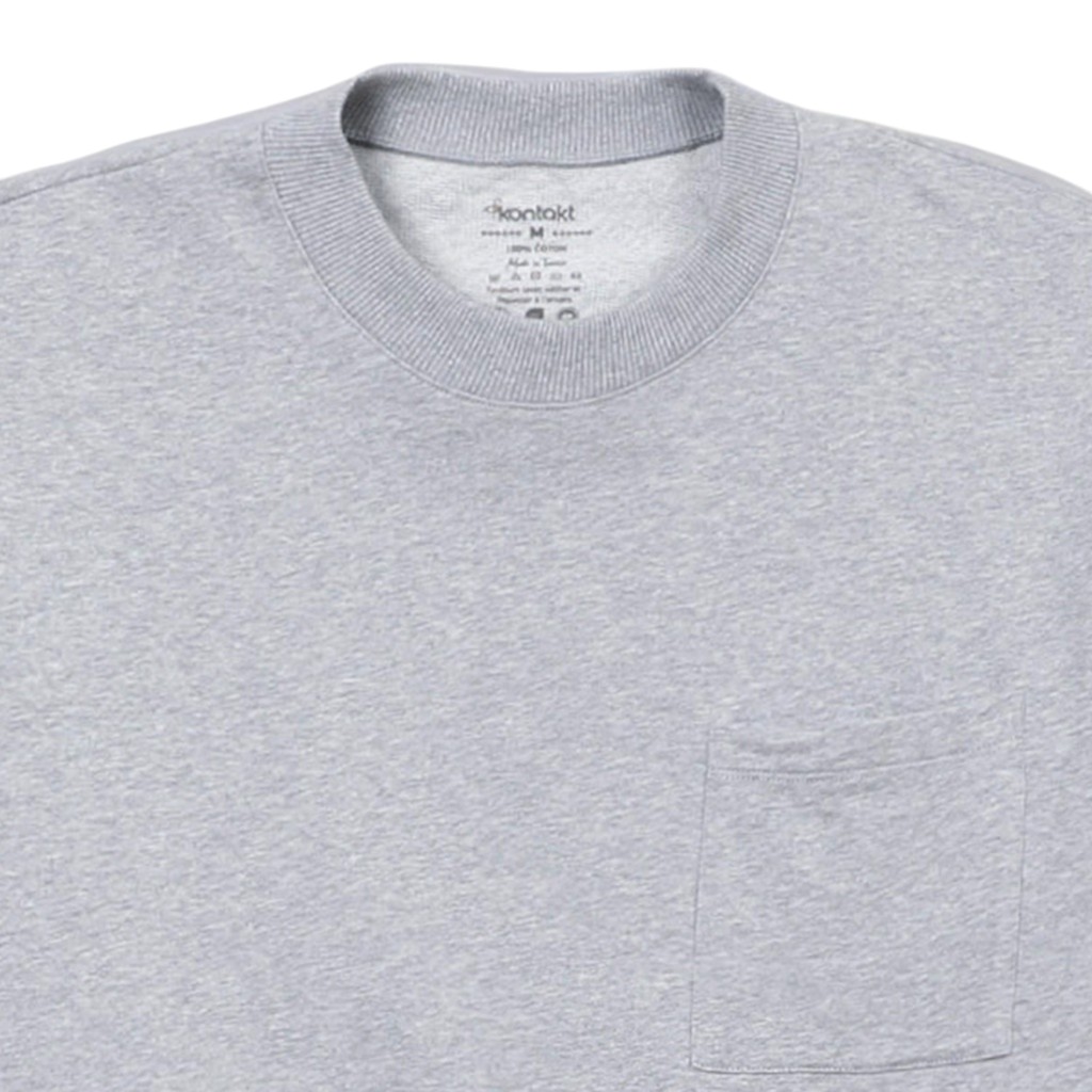 Sweat homme manches courtes avec poche plaquée