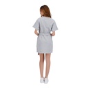Robe femme manches courtes avec ceinture à la taille كل ساعة و علمها