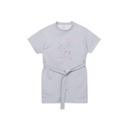 Robe femme manches courtes avec ceinture à la taille كل ساعة و علمها