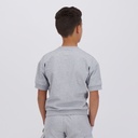 Sweat garçon manches courtes avec poche plaquée