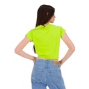 T-shirt sur taille femme manches courtes avec nœud VISAGE